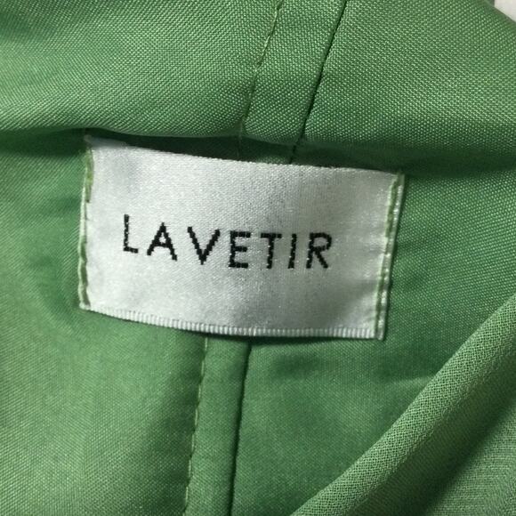 FORMAL PARTY SZ 12 L green cold shoulder lace up bridesmaid maxi dress NEW B125 - Picture 7 of 10